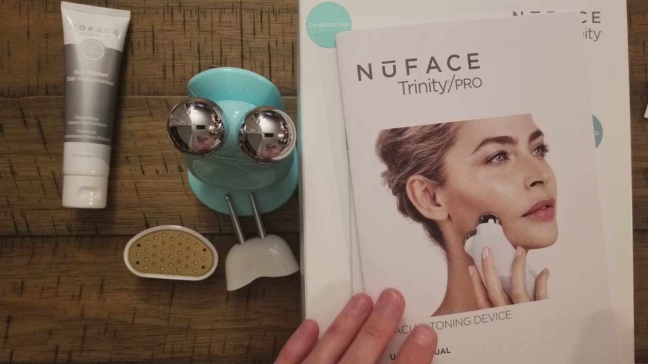 Review refreshed NuFace trinity device first impression with ELE and wrinkle reducer attachments