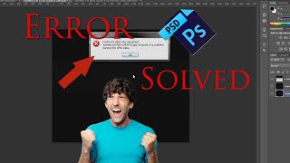 Problem parsing the JPEG data | Solved | Quick solution | Photoshop | could Not place the document