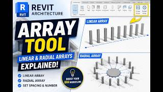 Master the Array Tool in Revit Architecture | Linear & Radial Arrays Explained