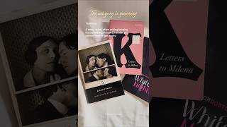 I like books that hurt a little 🥰 White Nights #classicliterature #booktube #franzkafka #booktok