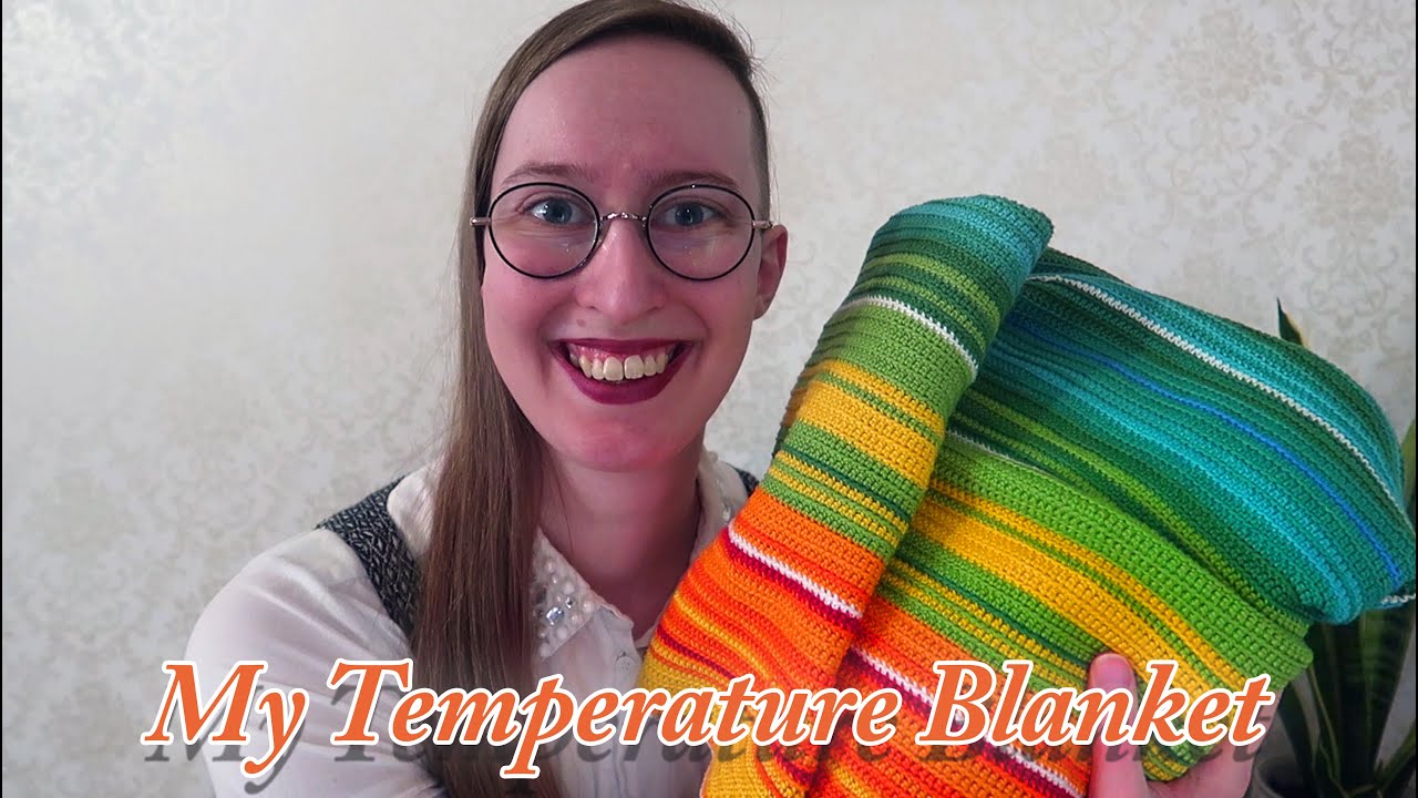 My Historical Temperature Blanket! YouTube