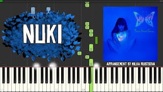 Dance (Nuki feat. Andrei Kazachenko) | Нуки - Танец | Synthesia | Piano Tutorial