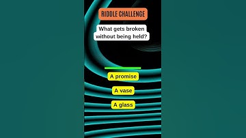 Solve This Riddle If You