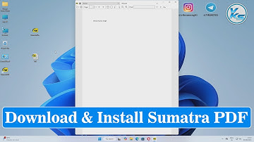 ✅ How To Download And Install Sumatra PDF On Windows 11/10