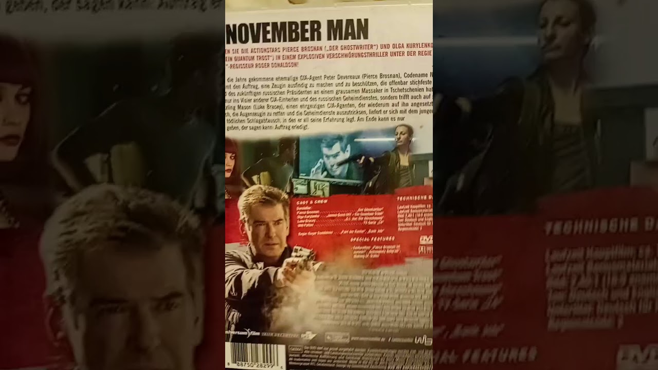 the November Man movie dvd