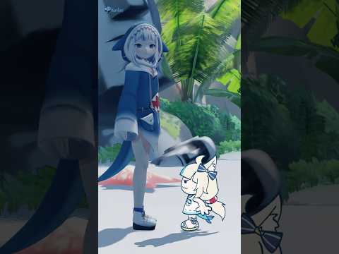 Gawr Gura Meets Sameko Saba