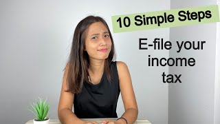 How to do E-filing for Personal Income Tax