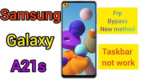 Samsung Galaxy A21s Frp Bypass Google Account Android 10 U4 /No sim No bluetooth