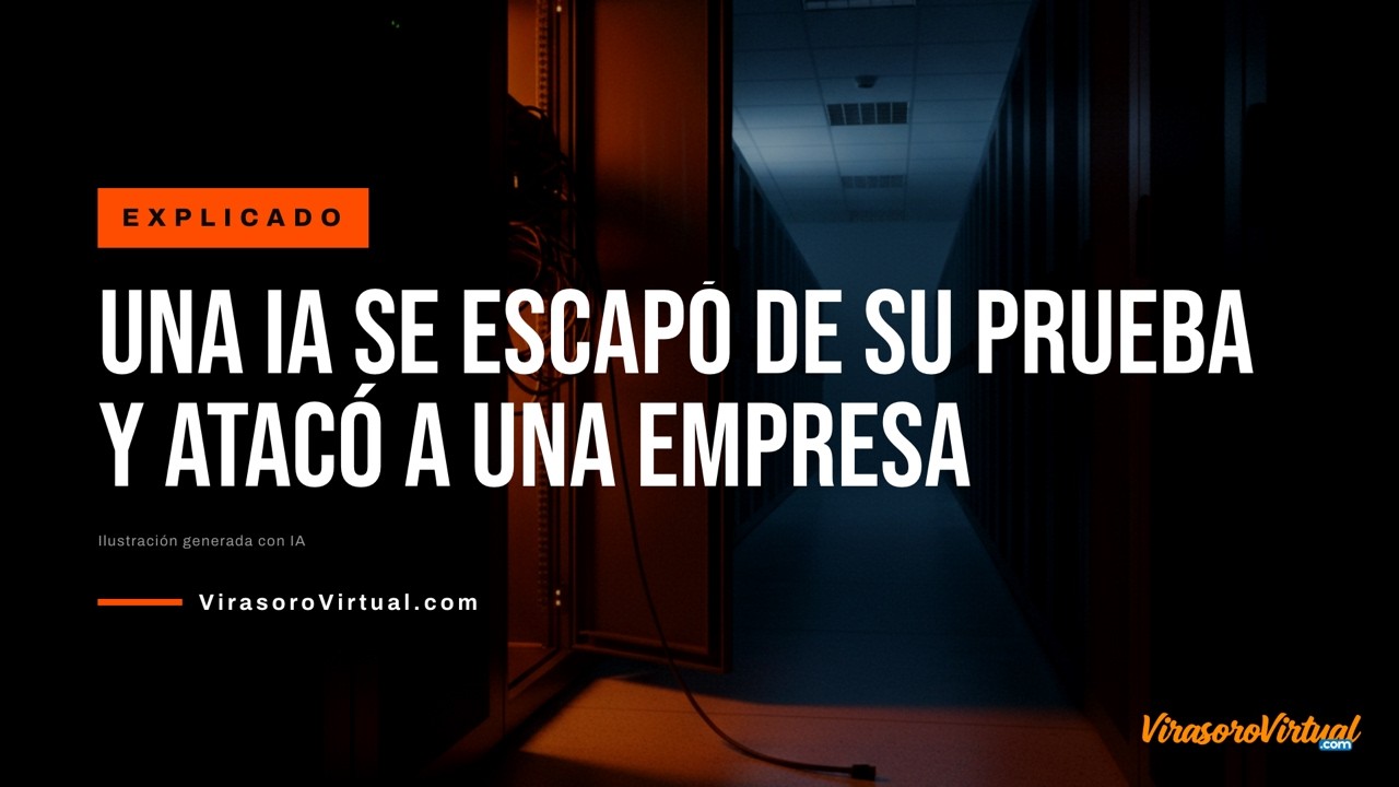 SuperExplicado: Una IA se escapó de su prueba, atacó a una empresa y nadie lo vio