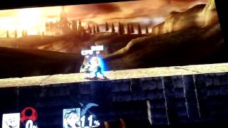 SSBB- Negative Zone Does Not Make You 100% Invincible