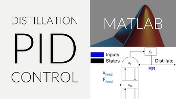 Distillation PID Control in Simulink (MATLAB)