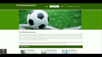 Online Turf Booking System Project on Python, Django and MySQL
