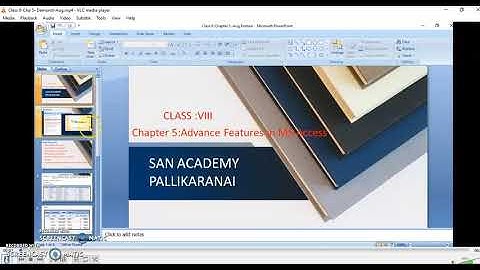 Class 8- Computer science -Chapter 5- Advance features in Ms Access