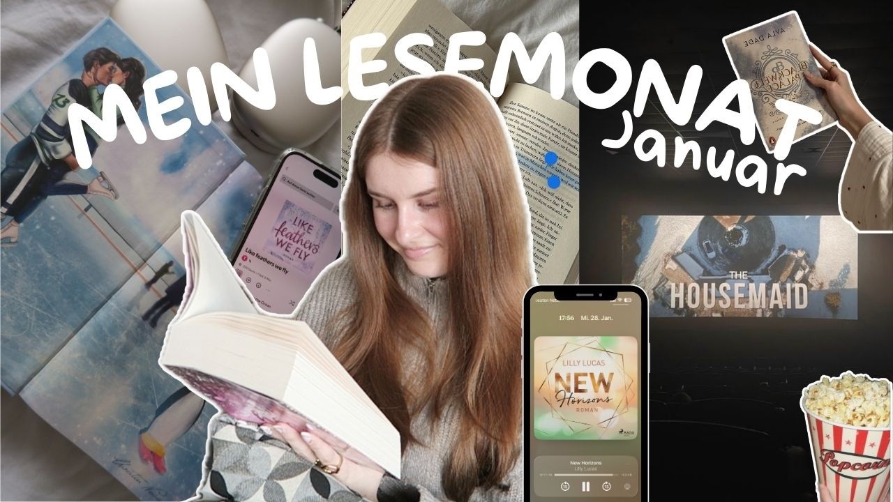 Reading Vlog❄️📖🧸: Das habe ich im Januar gelesen✨, The Housemaid Film🍿, cozy Winter Bücher || Celina