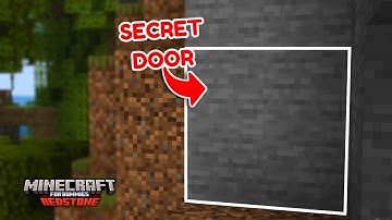 MINECRAFT Redstone for Dummies Ep.1 | Simple 2x2 Door Tutorial!