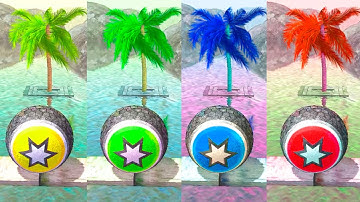 Star Balls 4X Wonderful Colors - Rollance Adventure Balls (Levels 83-84) | iOS Gameplay, Race-103