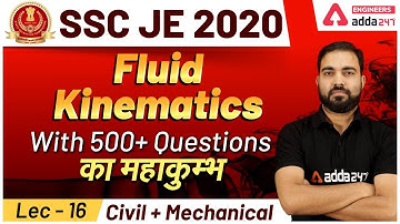 Lecture -16  |   Fluid Kinematics  With 500+ Questions का  महाकुम्भ   Engineers Adda