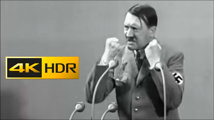 Adolf Hitler: Speech at Krupp Factory in 1935 Germany translated to English | WW2 Footage in 4K HDR