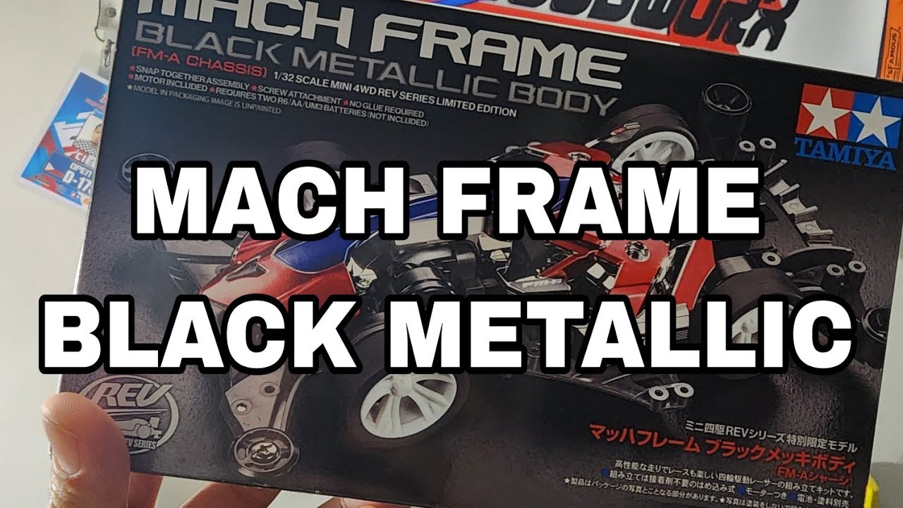 ミニ四駆) Mach Frame Metallic Black - YouTube