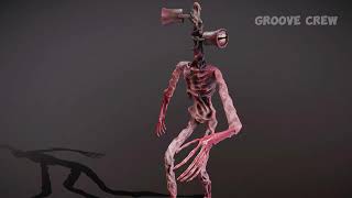 Siren Head 3D Model Coffin Dance Meme Cover