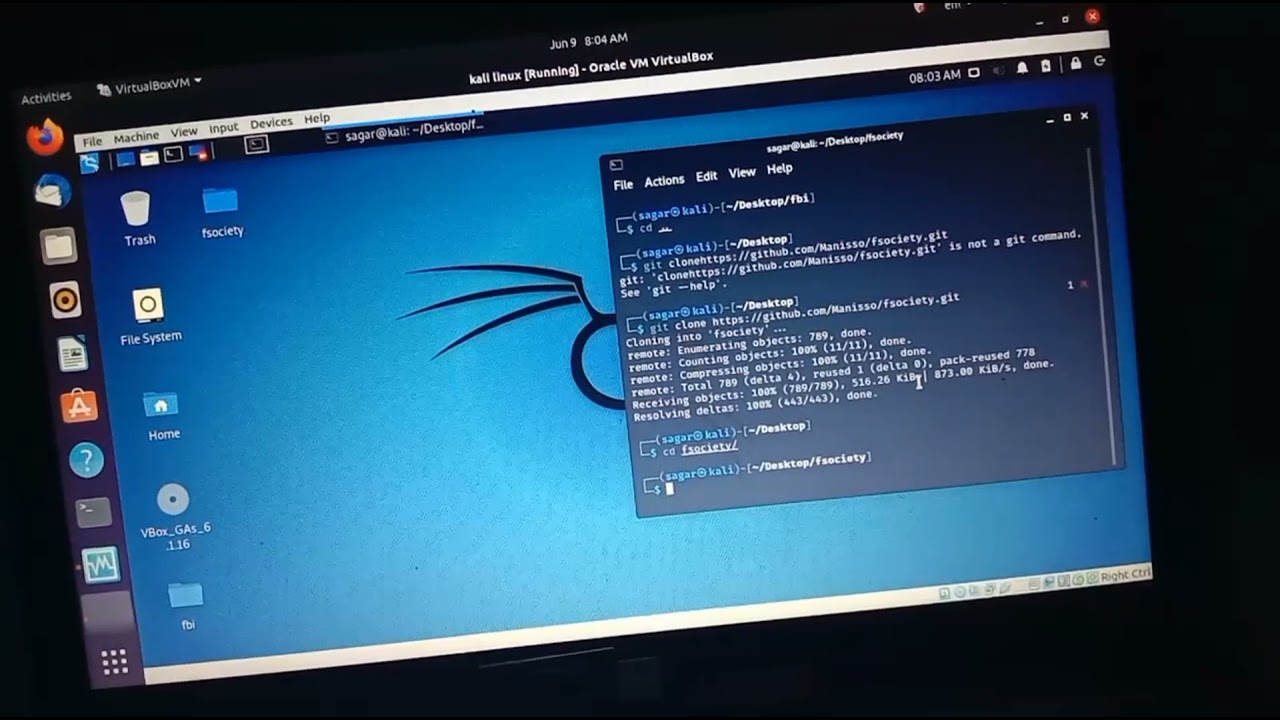 fsociety Mr. Robot Penetration Testing Kali Linux tools in Hindi - YouTube