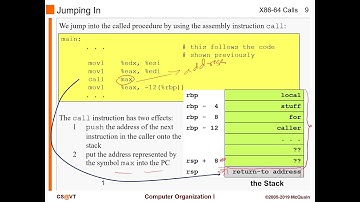 2020 04 13 x86-64 Assembly:  Procedures