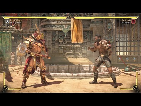 Shao Kahn is my man...Shao Kahn vs Jax Briggs (Hardest AI) - MORTAL KOMBAT 11