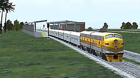 Train Sim - California Coast Using EMD F9 - Simulasi Kereta Api