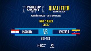 🇵🇾 PARAGUAY VS VENEZUELA 🇻🇪 - MEN - TIE 2 - FIP WORLD CUP 2026 QUALIFIERS – SOUTH AMERICA