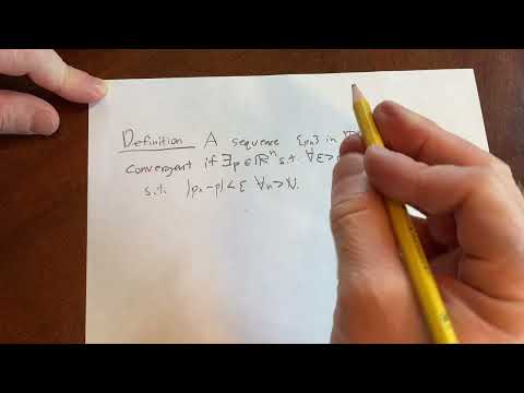 Definition of a Convergent Sequence in R^n