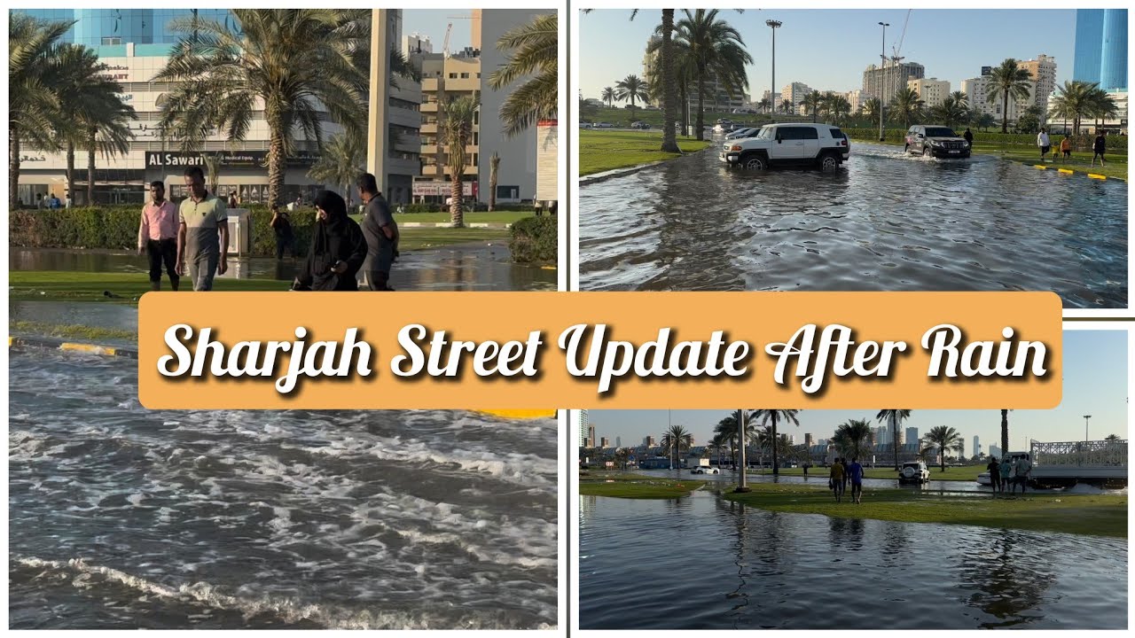 UAE Sharjah Streets Flood Update 18th April 2024 Ground Report Al uae-sharjah-streets-flood-update-18th-april-2024-ground-report-al