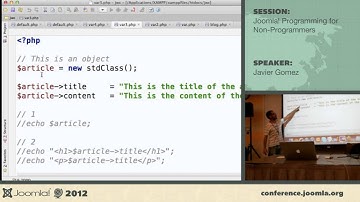 Joomla! programming for non-programmers - Javier Gomez