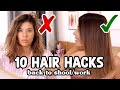 Capelli crespi e danneggiati 10 hair hacks che devi provare per il back to schoolwork 2023
