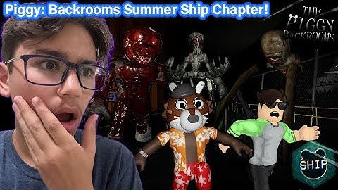 I FINALLY Played the Piggy: Backrooms Summer Ship Chapter... (Roblox)