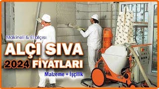 Alçı Sıva İşçilik ve Malzeme Fiyatları 2024 - Detaylı Anlatım