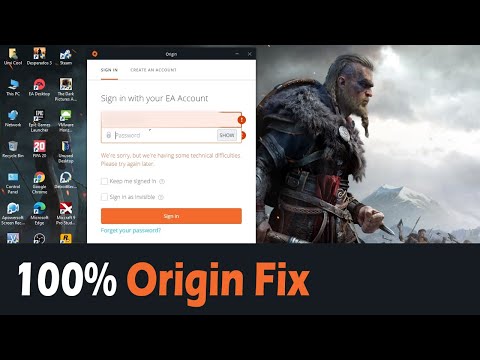 100% ORIGIN FIX: We're sorry, but we're having some technical difficulties. Please try again later.