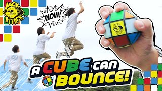 Jack Attack™⚡High Bounce CUBE BALL 🟥🟨 screenshot 1