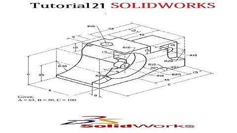 Solidworks Tutorial : CSWA practice  Step by Step | Exercice 21