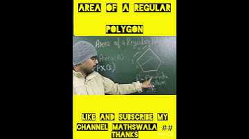 find Area of a Regular Polygon #ytshorts #maths #class #ytshorts #shortsvideo #shortsfeed