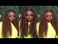 EASY Brown Highlights On Curly Hair | ISEE Hair Aliexpress | Ericka J Watermelon Adhesive