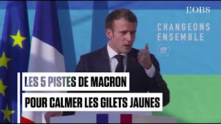 Concilier fin du monde et fin du mois : les 5 pistes de Macron pour calmer les 'gilets jaunes'