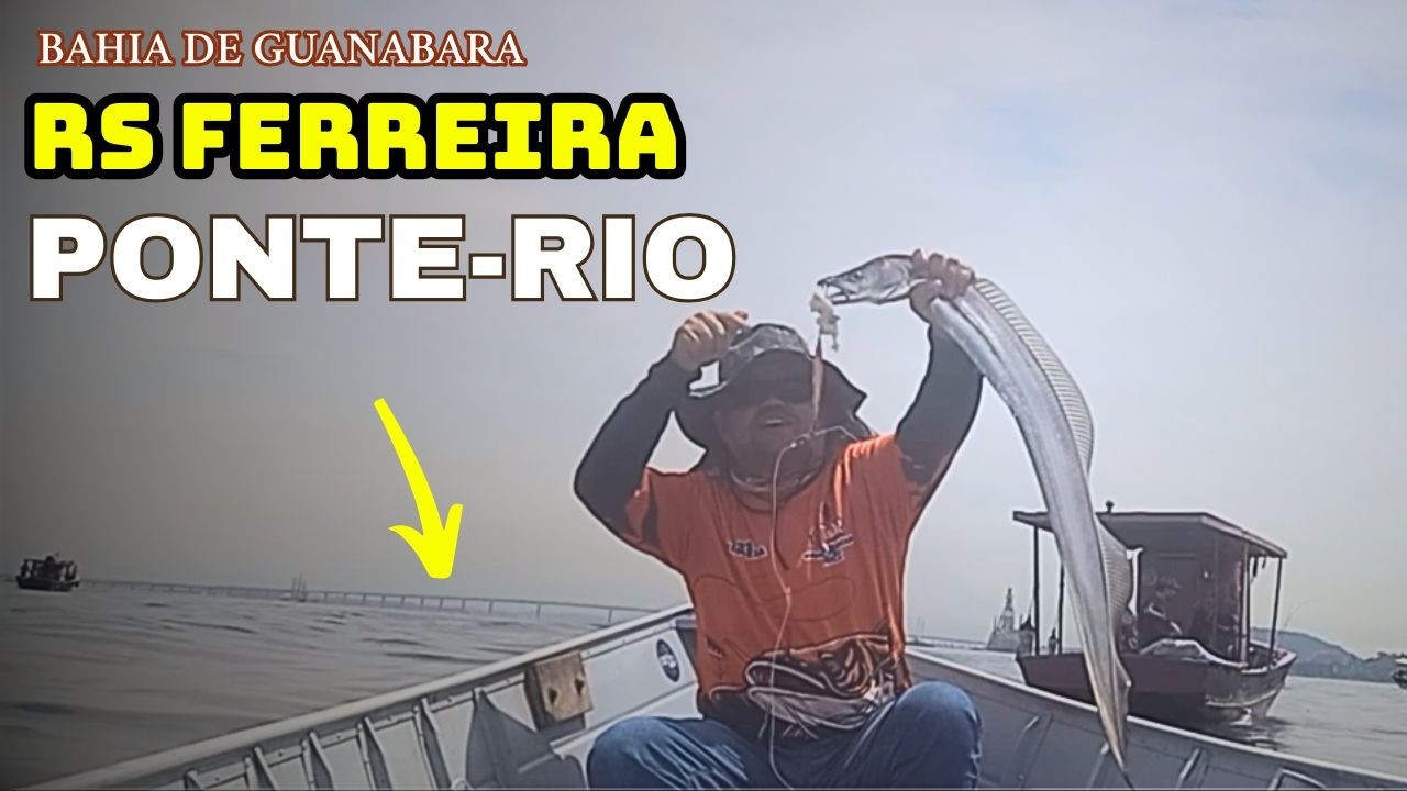 PESCA RAIZ PEIXE ESPADA BRUTA NA BAHIA DE GUANABARA