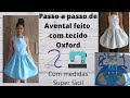 FAÇA VC MESMO: AVENTAL EM TECIDO /#ministérioinfantil