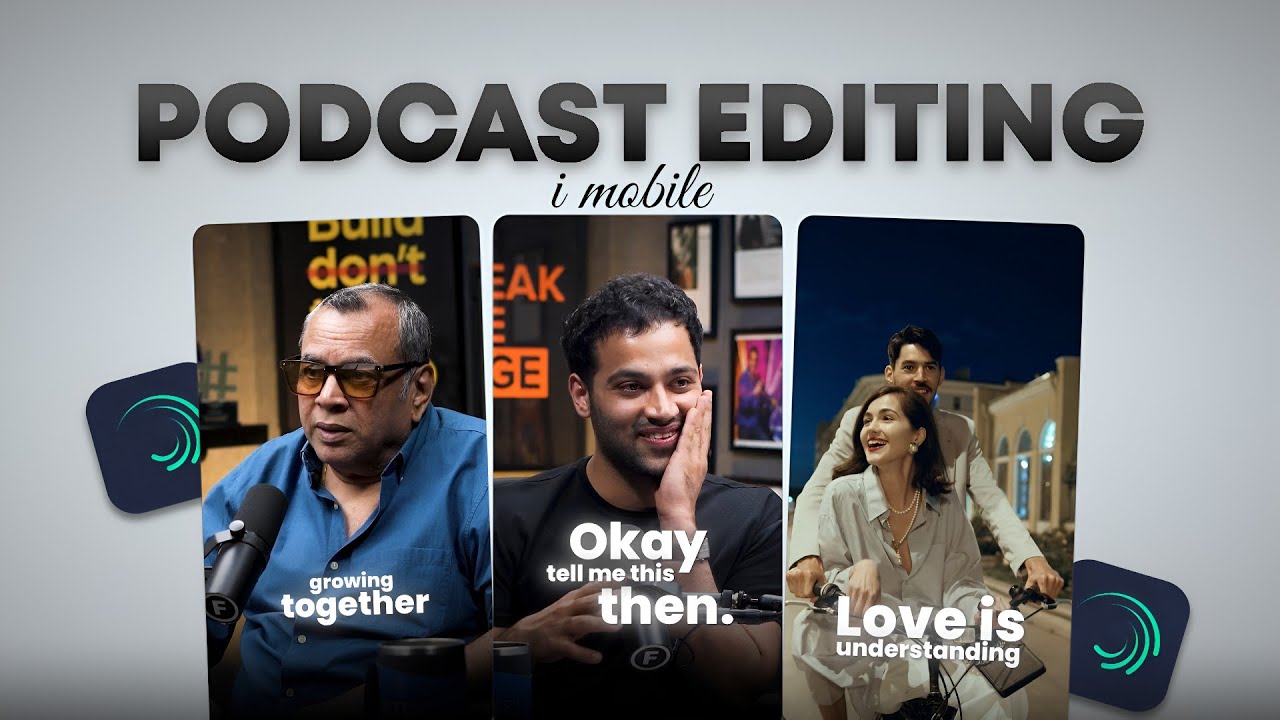 How to Edit Viral Podcast Reels in Alight Motion