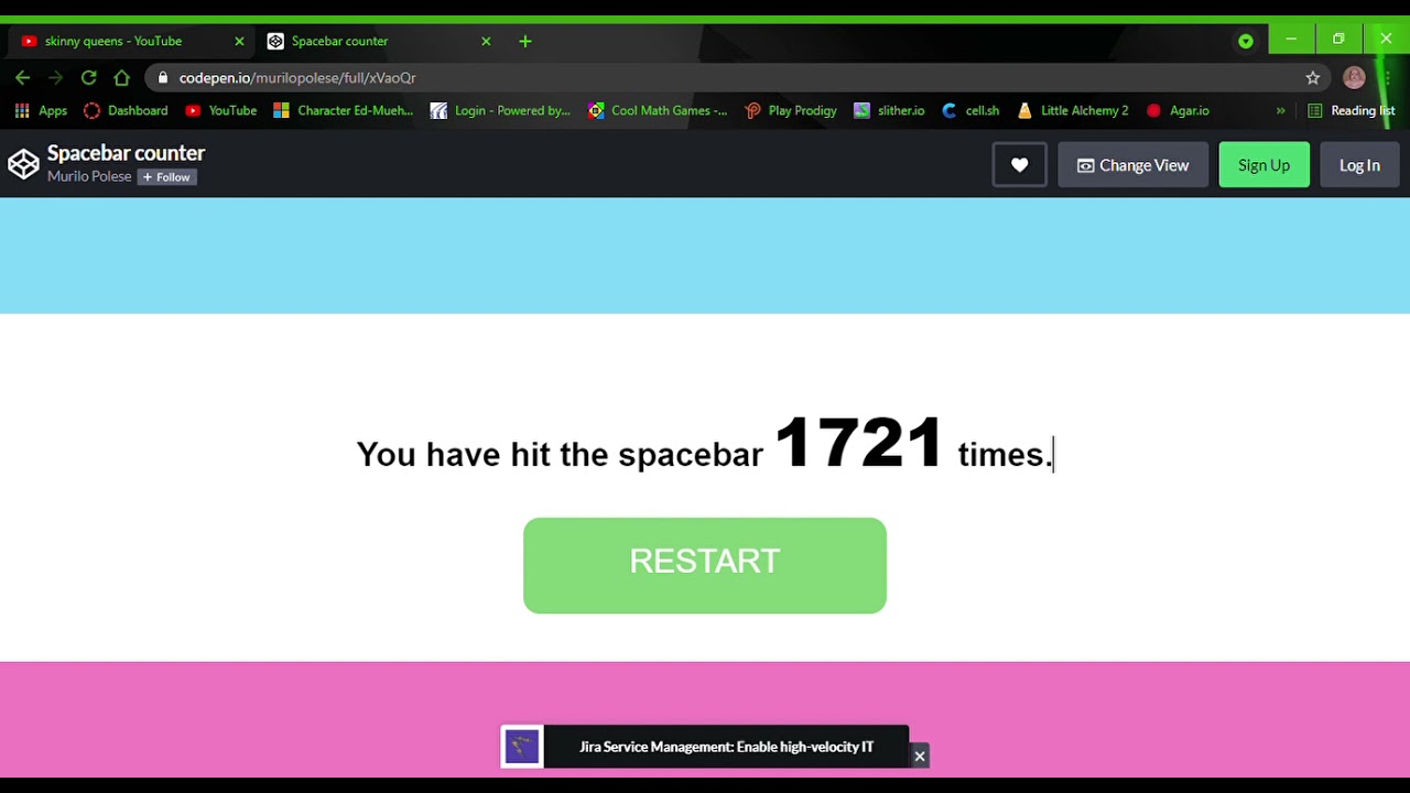 spacebar click counter 1 minute spacebar click counter 1 minute