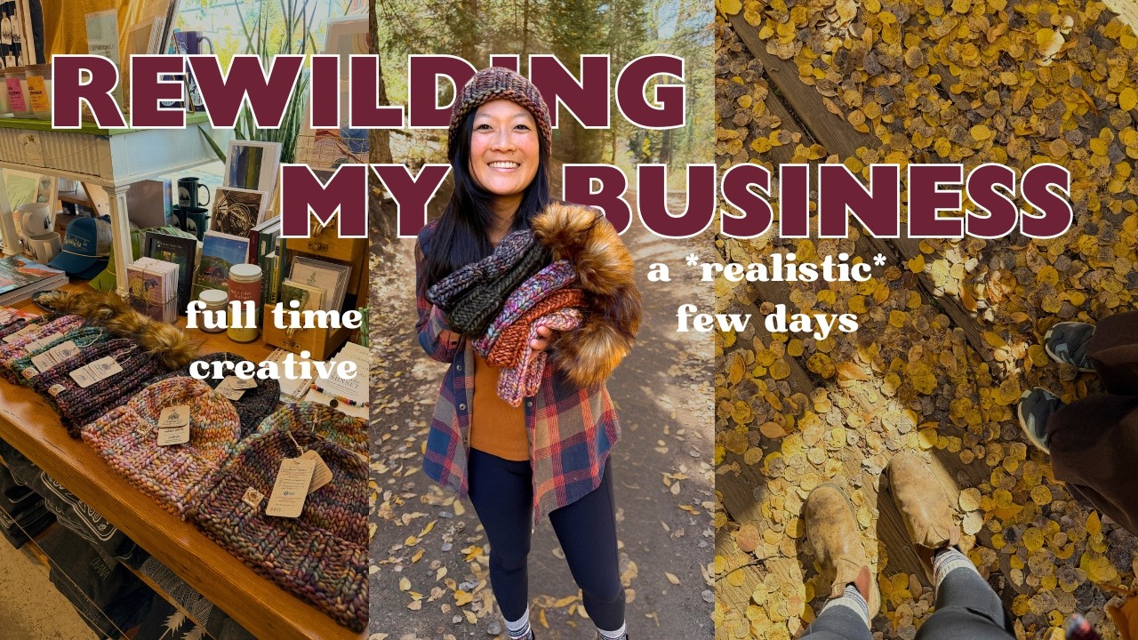 ↟the routine helping me grow as a *busy* self-employed creative, chatty small business vlog
