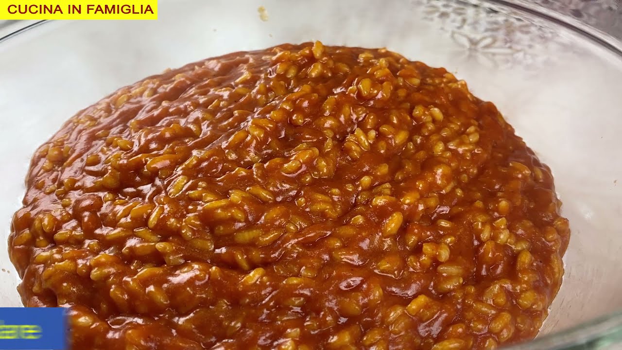 SUBLIME SFORMATO DI RISO SEMPLICE E VELOCE😋