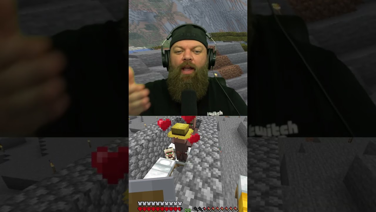 Minecraft Villagers Had The Ugliest Baby... 😂 Minecraft Hardcore