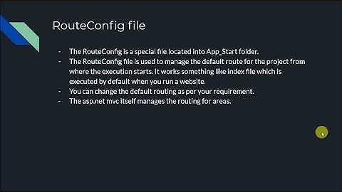 Asp.net mvc RouteConfig file
