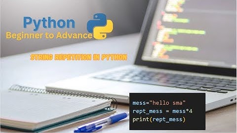 String Repetition in Python #python #tutorial #python3